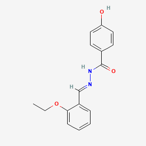 N'-[(E)-(2-ethoxyphenyl)methylidene]-4-hydroxybenzohydrazide