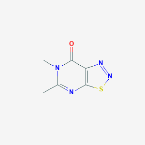 dimethyl-6H,7H-[1,2,3]thiadiazolo[5,4-d]pyrimidin-7-one