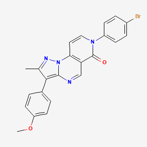 7-(4-bromophenyl)-3-(4-methoxyphenyl)-2-methylpyrazolo[1,5-a]pyrido[3,4-e]pyrimidin-6(7H)-one