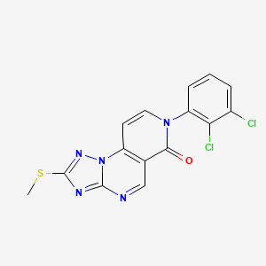 7-(2,3-dichlorophenyl)-2-(methylsulfanyl)pyrido[3,4-e][1,2,4]triazolo[1,5-a]pyrimidin-6(7H)-one