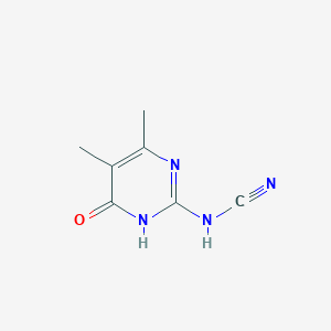 (4,5-Dimethyl-6-oxo-1,6-dihydropyrimidin-2-yl)cyanamide