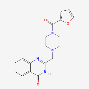 2-{[4-(furan-2-ylcarbonyl)piperazin-1-yl]methyl}quinazolin-4(1H)-one