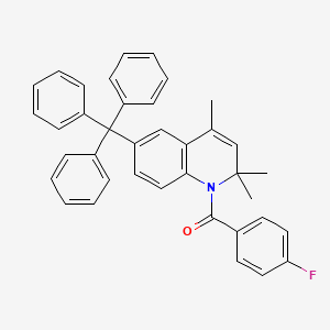 (4-fluorophenyl)(2,2,4-trimethyl-6-tritylquinolin-1(2H)-yl)methanone