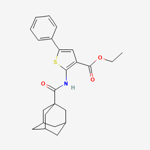 Ethyl 2-(adamantanylcarbonylamino)-5-phenylthiophene-3-carboxylate