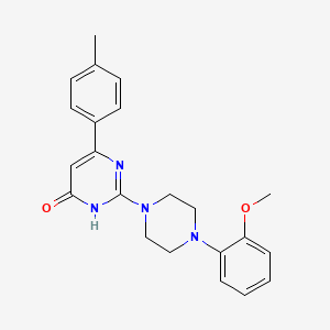 2-[4-(2-methoxyphenyl)piperazin-1-yl]-6-(4-methylphenyl)pyrimidin-4(3H)-one