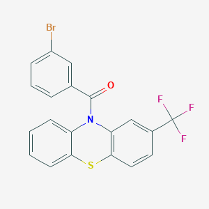 (3-bromophenyl)[2-(trifluoromethyl)-10H-phenothiazin-10-yl]methanone