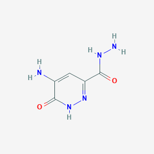 5-Amino-6-hydroxypyridazine-3-carbohydrazide