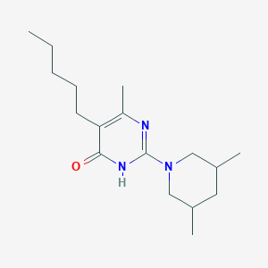 2-(3,5-dimethylpiperidin-1-yl)-6-methyl-5-pentylpyrimidin-4(3H)-one