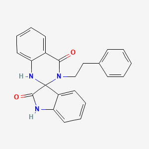 3'-(2-phenylethyl)-1'H-spiro[indole-3,2'-quinazoline]-2,4'(1H,3'H)-dione