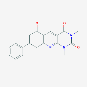 1,3-dimethyl-8-phenyl-8,9-dihydro-7H-pyrimido[4,5-b]quinoline-2,4,6-trione