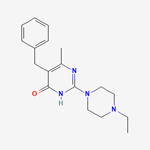 5-benzyl-2-(4-ethylpiperazin-1-yl)-6-methylpyrimidin-4(3H)-one