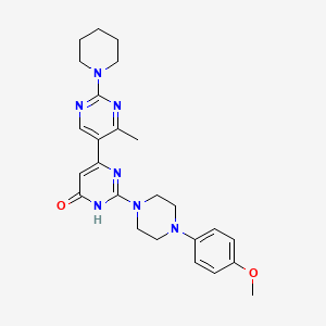 4'-methyl-2-(4-phenylpiperazin-1-yl)-2'-piperidin-1-yl-4,5'-bipyrimidin-6(1H)-one