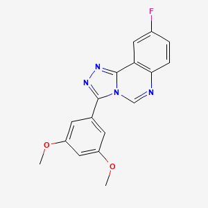 3-(3,5-Dimethoxyphenyl)-9-fluoro[1,2,4]triazolo[4,3-c]quinazoline