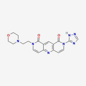 2-(2-morpholinoethyl)-8-(1H-1,2,4-triazol-5-yl)pyrido[4,3-b][1,6]naphthyridine-1,9(2H,8H)-dione