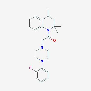 2-[4-(2-fluorophenyl)piperazin-1-yl]-1-(2,2,4-trimethyl-3,4-dihydroquinolin-1(2H)-yl)ethanone