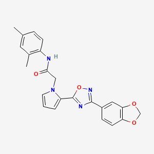 2-{2-[3-(1,3-benzodioxol-5-yl)-1,2,4-oxadiazol-5-yl]-1H-pyrrol-1-yl}-N-(2,4-dimethylphenyl)acetamide