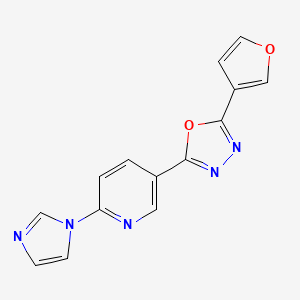 molecular formula C14H9N5O2 B11189158 E234G Hype-IN-1 