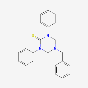 5-Benzyl-1,3-diphenyl-1,3,5-triazinane-2-thione