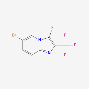 6-Bromo-3-fluoro-2-(trifluoromethyl)imidazo[1,2-a]pyridine