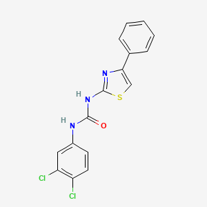 1-(3,4-Dichlorophenyl)-3-(4-phenyl-1,3-thiazol-2-yl)urea