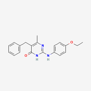 5-benzyl-2-[(4-ethoxyphenyl)amino]-6-methylpyrimidin-4(3H)-one