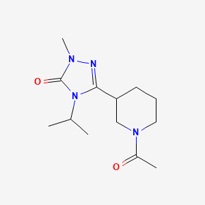 molecular formula C13H22N4O2 B11189434 3-(1-acetylpiperidin-3-yl)-4-isopropyl-1-methyl-1H-1,2,4-triazol-5(4H)-one 