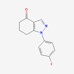 molecular formula C13H11FN2O B11189674 1-(4-fluorophenyl)-6,7-dihydro-5H-indazol-4-one CAS No. 37901-73-8