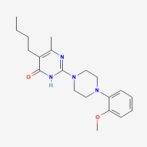 molecular formula C20H28N4O2 B11189677 5-butyl-2-[4-(2-methoxyphenyl)piperazin-1-yl]-6-methylpyrimidin-4(3H)-one 