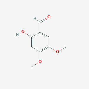 molecular formula C9H10O4 B111897 2-羟基-4,5-二甲氧基苯甲醛 CAS No. 14382-91-3