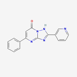 5-Phenyl-2-(pyridin-3-yl)[1,2,4]triazolo[1,5-a]pyrimidin-7-ol