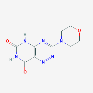 molecular formula C9H10N6O3 B11189827 3-(morpholin-4-yl)pyrimido[4,5-e][1,2,4]triazine-6,8(5H,7H)-dione 