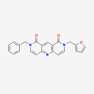 2-benzyl-8-(furan-2-ylmethyl)pyrido[4,3-b][1,6]naphthyridine-1,9(2H,8H)-dione