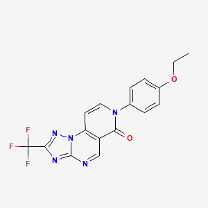 7-(4-ethoxyphenyl)-2-(trifluoromethyl)pyrido[3,4-e][1,2,4]triazolo[1,5-a]pyrimidin-6(7H)-one