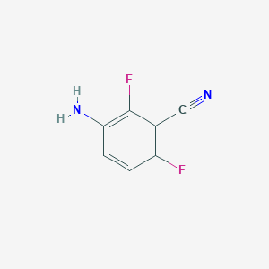 B111899 3-Amino-2,6-difluorobenzonitrile CAS No. 143879-78-1