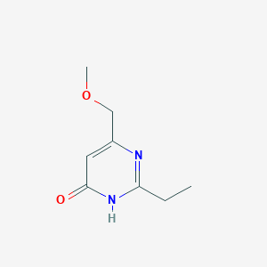 2-ethyl-6-(methoxymethyl)pyrimidin-4(3H)-one