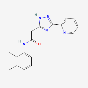 N-(2,3-dimethylphenyl)-2-[3-(pyridin-2-yl)-1H-1,2,4-triazol-5-yl]acetamide