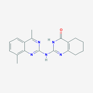 2-[(4,8-dimethylquinazolin-2-yl)amino]-5,6,7,8-tetrahydroquinazolin-4(1H)-one