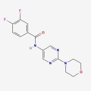 3,4-difluoro-N-(2-morpholinopyrimidin-5-yl)benzamide