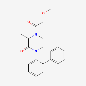 1-Biphenyl-2-yl-4-(methoxyacetyl)-3-methylpiperazin-2-one