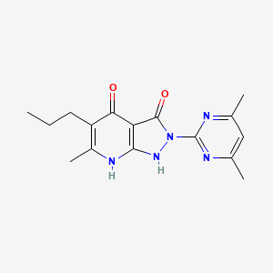 2-(4,6-dimethylpyrimidin-2-yl)-6-methyl-5-propyl-1H-pyrazolo[3,4-b]pyridine-3,4(2H,7H)-dione