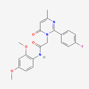 N-(2,4-dimethoxyphenyl)-2-[2-(4-fluorophenyl)-4-methyl-6-oxopyrimidin-1(6H)-yl]acetamide