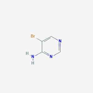 molecular formula C4H4BrN3 B111901 4-氨基-5-溴嘧啶 CAS No. 1439-10-7