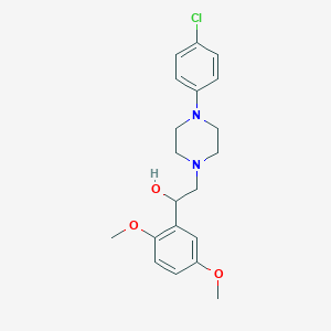 2-[4-(4-Chlorophenyl)piperazin-1-yl]-1-(2,5-dimethoxyphenyl)ethanol