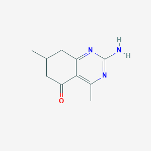 2-amino-4,7-dimethyl-7,8-dihydroquinazolin-5(6H)-one