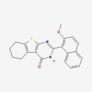 2-(2-Methoxy-1-naphthyl)-5,6,7,8-tetrahydro[1]benzothieno[2,3-d]pyrimidin-4-ol