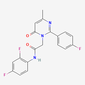 N-(2,4-difluorophenyl)-2-[2-(4-fluorophenyl)-4-methyl-6-oxopyrimidin-1(6H)-yl]acetamide