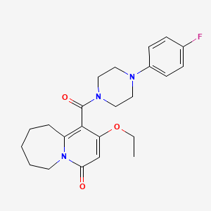 2-ethoxy-1-{[4-(4-fluorophenyl)piperazin-1-yl]carbonyl}-7,8,9,10-tetrahydropyrido[1,2-a]azepin-4(6H)-one