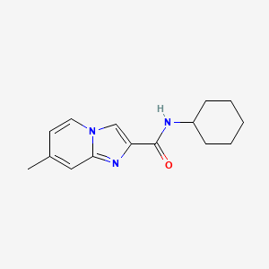 N-cyclohexyl-7-methylimidazo[1,2-a]pyridine-2-carboxamide