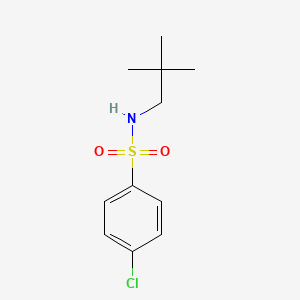 molecular formula C11H16ClNO2S B11190443 4-chloro-N-(2,2-dimethylpropyl)benzenesulfonamide 