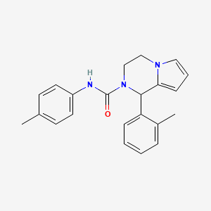 1-(2-Methylphenyl)-N-(4-methylphenyl)-1H,2H,3H,4H-pyrrolo[1,2-A]pyrazine-2-carboxamide